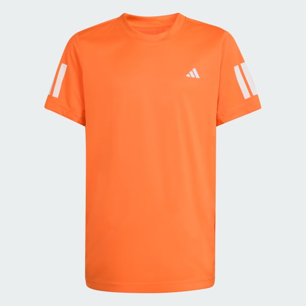 Orange T-shirt 3 bandes Club Tennis Enfants
