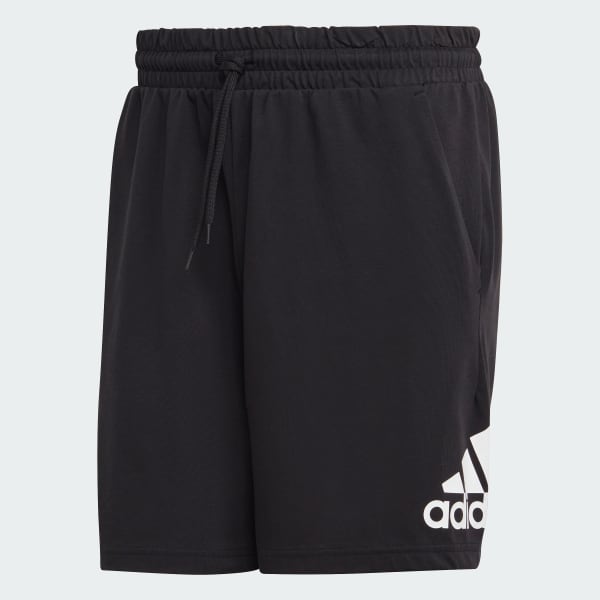 Black Essentials Logo Shorts