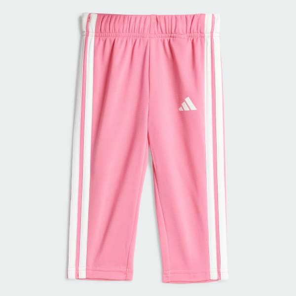 Rosa Conjunto Deportivo Seasonal Essentials Tiberio 3 Franjas Tricot Kids