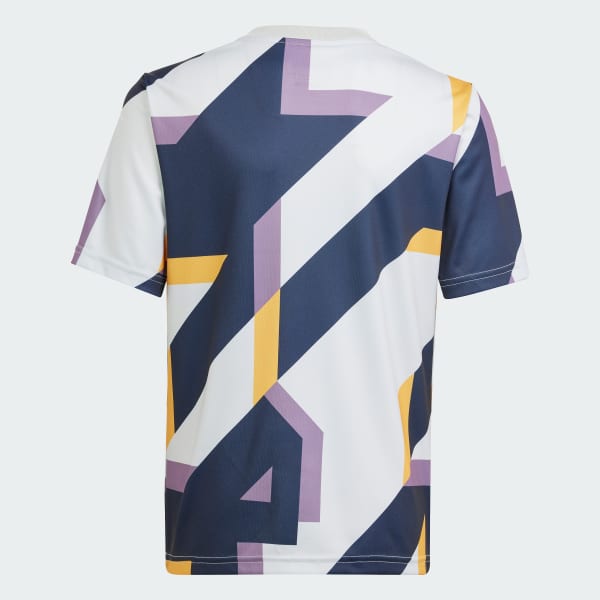 Cinza Camisa Juvenil Pré-Jogo Real Madrid