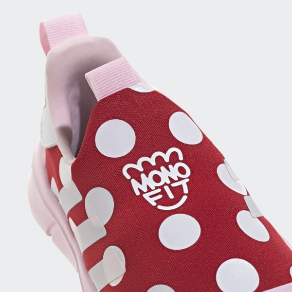 Red adidas discount slip on shoes