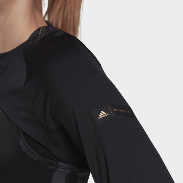 adidas Marimekko Tennis Match Shrug - Black | women tennis | adidas US