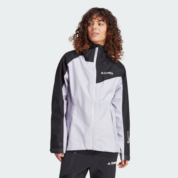 Fioletowy Terrex Xperior GORE-TEX Paclite Rain Jacket