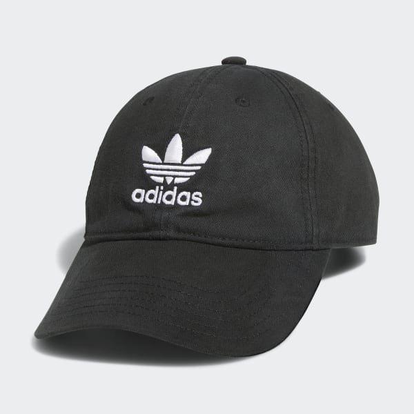 adidas Relaxed Strap-Back Hat - Black | Men's & Originals | adidas US