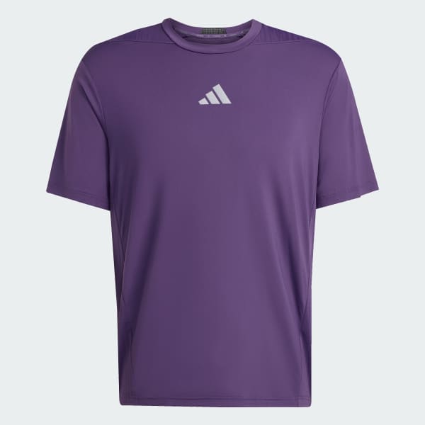 สีม่วง เสื้อยืด Designed-for-Training Intensity