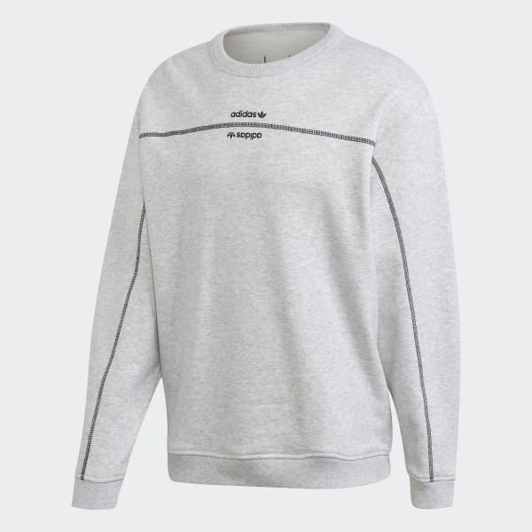 adidas Crew Sweatshirt Grey adidas Australia