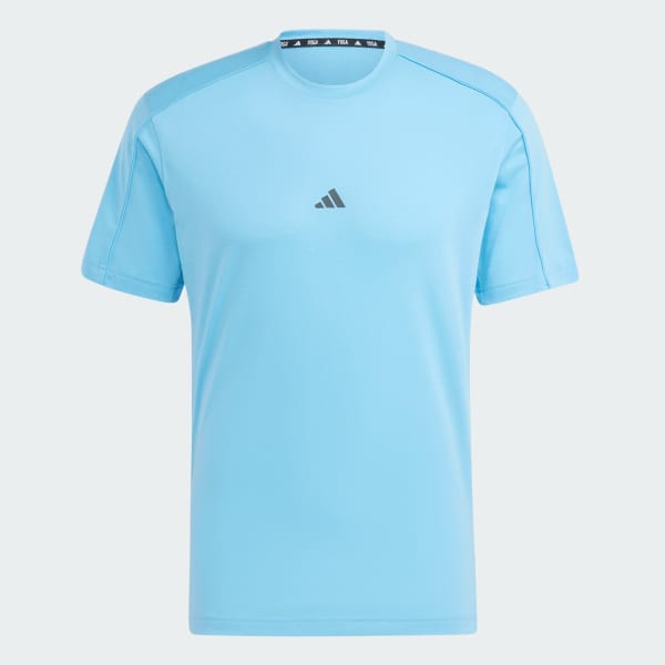 Azul Polera de Entrenamiento Yoga