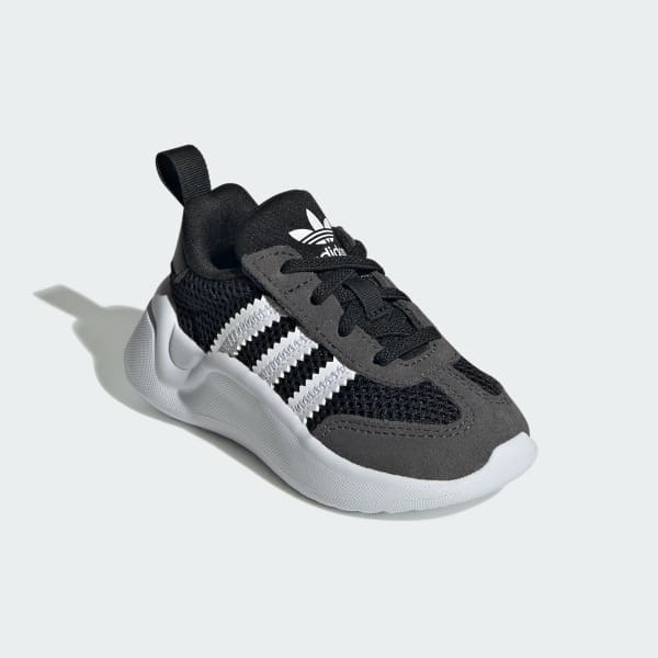 Negro Zapatilla Adifom 70s Comfort Closure Elastic Laces (Bebé)