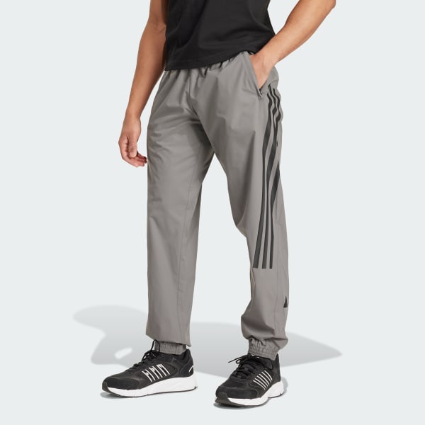 Grigio Pantaloni Future Icons 3-Stripes Woven