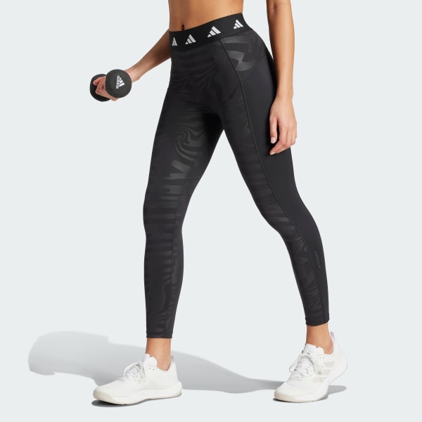 adidas Techfit Printed 7/8 Leggings - Black | Women\'s Training | adidas US