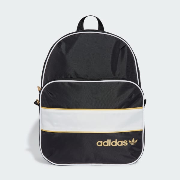 Adidas black and gold bag sale