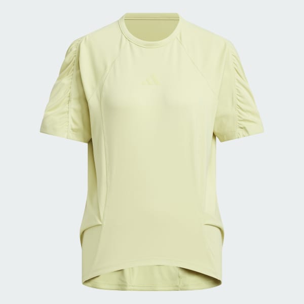 イエロー LUXFLOW スポーツ リラックスTシャツ