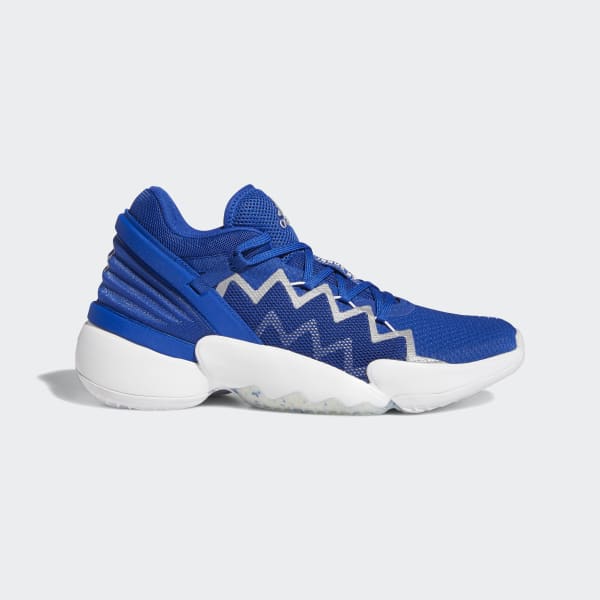 blue adidas basketball shoes