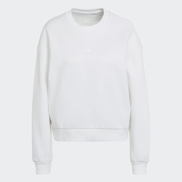 White ALL SZN Fleece Sweatshirt CA694