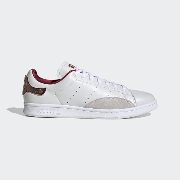 adidas stan smith white burgundy