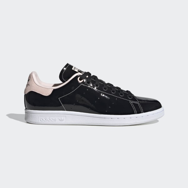 adidas black patent leather sneakers