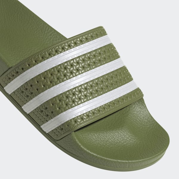 adilette slides green