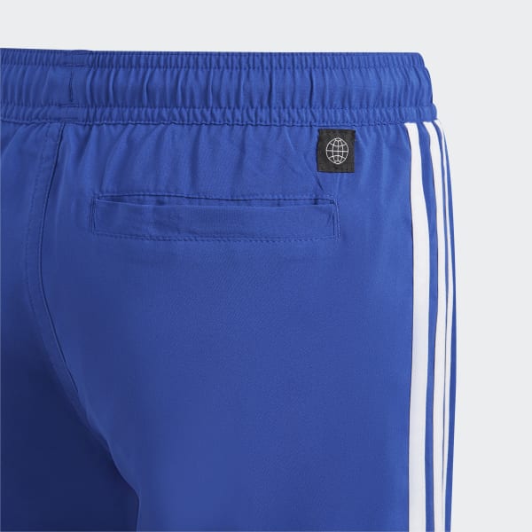 Μπλε 3-Stripes Swim Shorts
