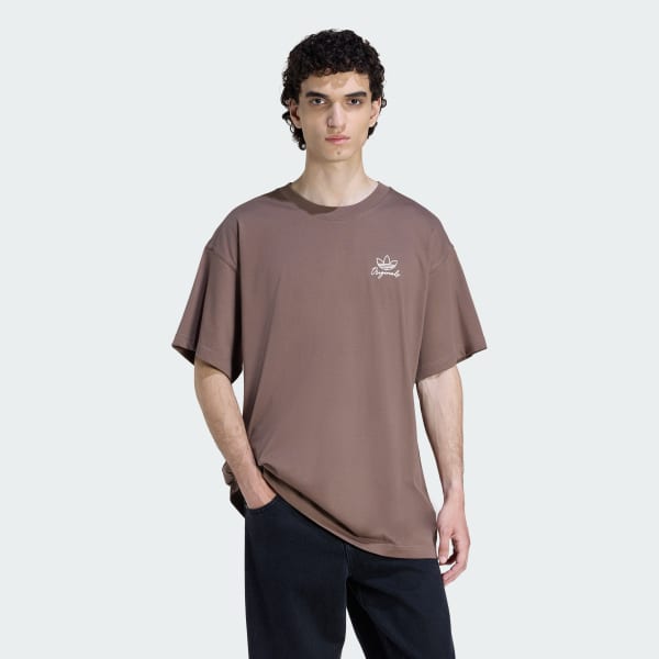 Cokelat T-SHIRT OUTLINE PALM