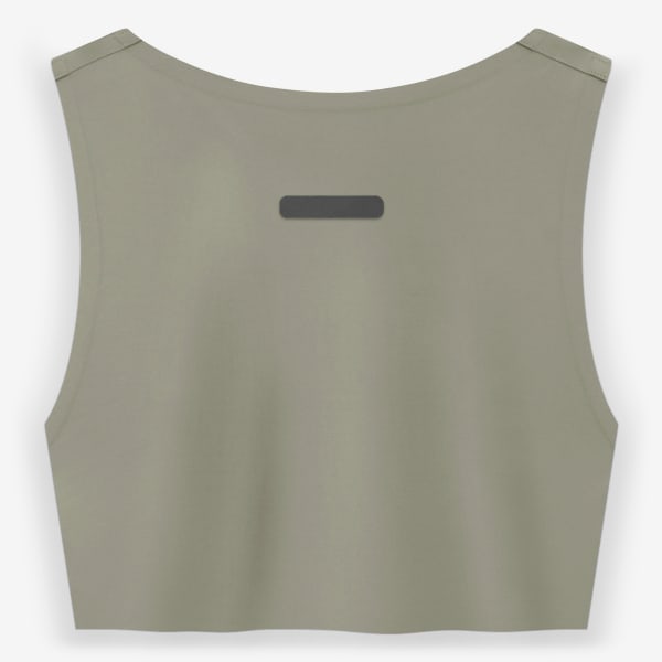 Brown Fear of God Athletics Womens Cropped Tank Top