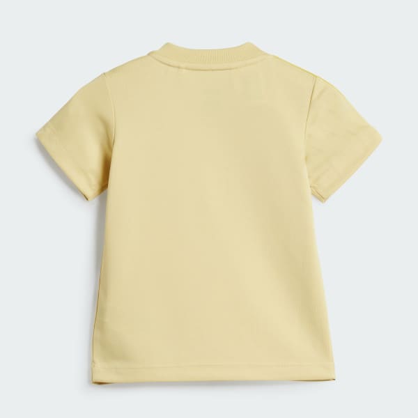 Amarillo Conjunto Shorts Polo Niños