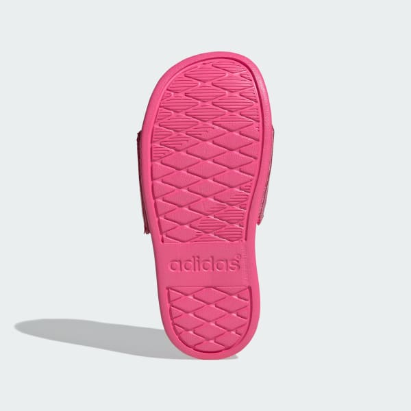 Toddler pink adidas deals slides