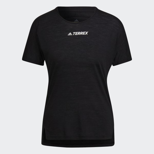 Zwart Terrex Agravic Pro Wool T-shirt