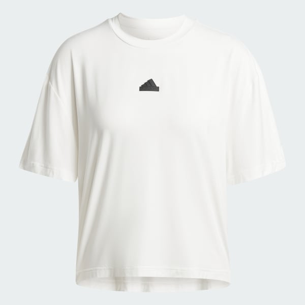 White City Escape Loose Crop Tee