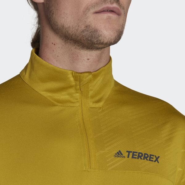 Verde T-shirt Terrex Multi Half-Zip IE782