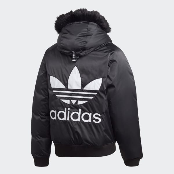 Casaca Bomber de Plumon con Capucha Multicolor adidas adidas Peru