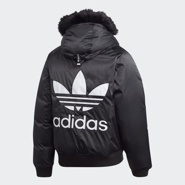 Chaqueta Plumón con Capucha - Negro adidas |