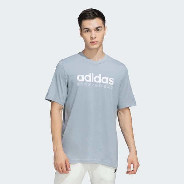 Grey Linear Graphics Tee