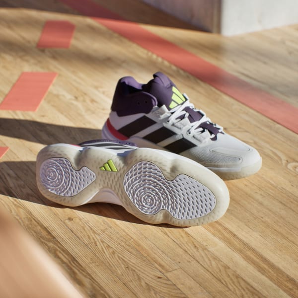Branco Sapatilhas Court Stabil Indoor