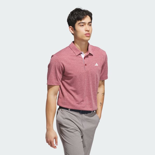 สีแดงเบอร์กันดี เสื้อโปโล Core Heather