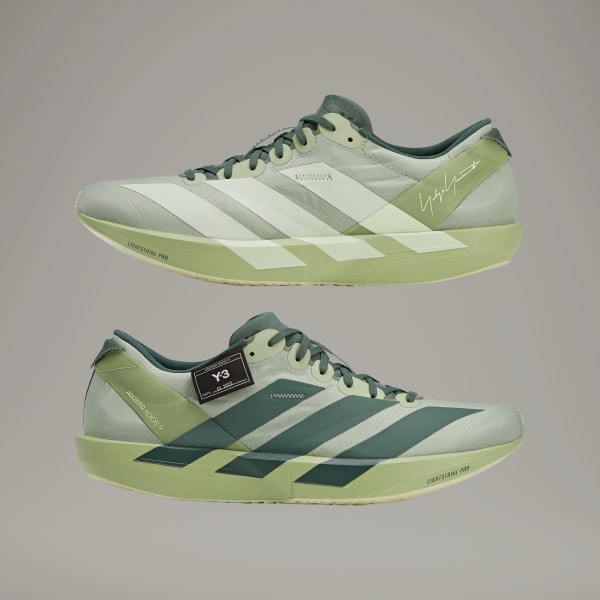 スニーカー Y-3 Y3 Adios 9 Magic Lime JS3138 adidas Y3 Adios 9 Magic Lime/Almost Lime/Green Oxide for Men