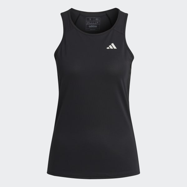 Svart Own the Run Running Tanktopp