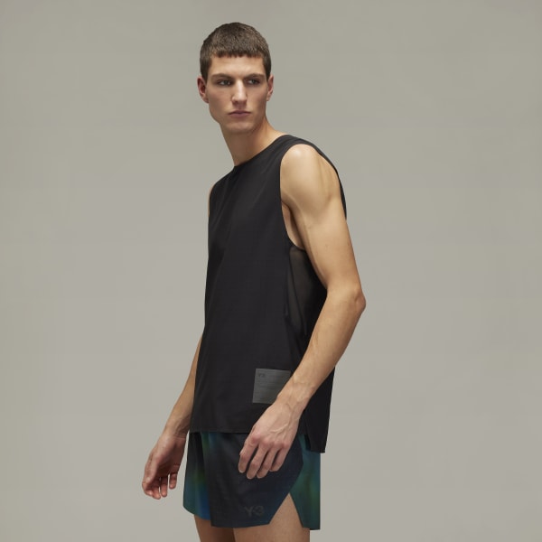 adidas Y-3 Running Tank Top - Black | Free Shipping with