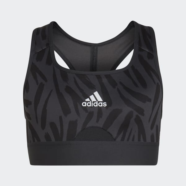 Grey AEROREADY Training Padded Power React Bra