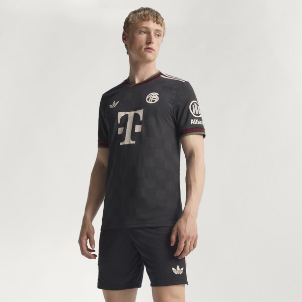 adidas FC Bayern 25/26 Third Authentic Jersey - Black | adidas UK