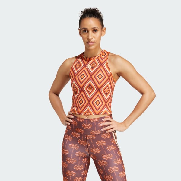 Marron Débardeur d'entraînement adidas x FARM Rio