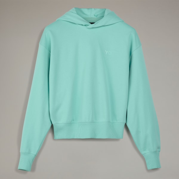 adidas Y 3 French Terry Boxy Hoodie Turquoise Free Shipping with adiClub adidas Canada