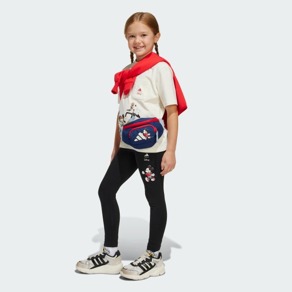Black ADIDAS DISNEY MICKEY MOUSE LEGGINGS