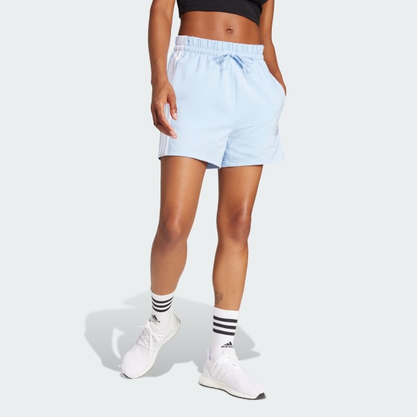 Blauw Essentials 3-Stripes Cotton Short
