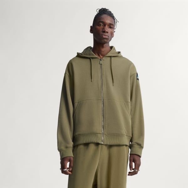 Verde adidas Equipment Reflective Hoodie Full-Zip