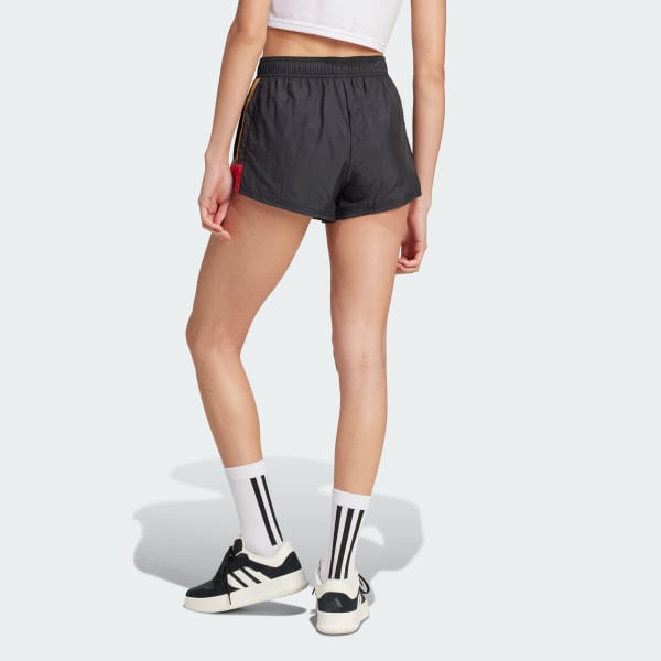 Đen Quần Short Hè 3 Sọc Ngắn Tiro