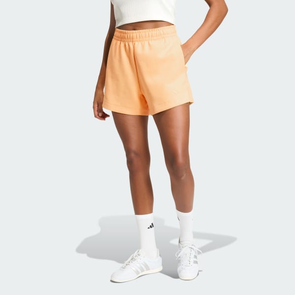 Oransje Soft Lux Loose Shorts