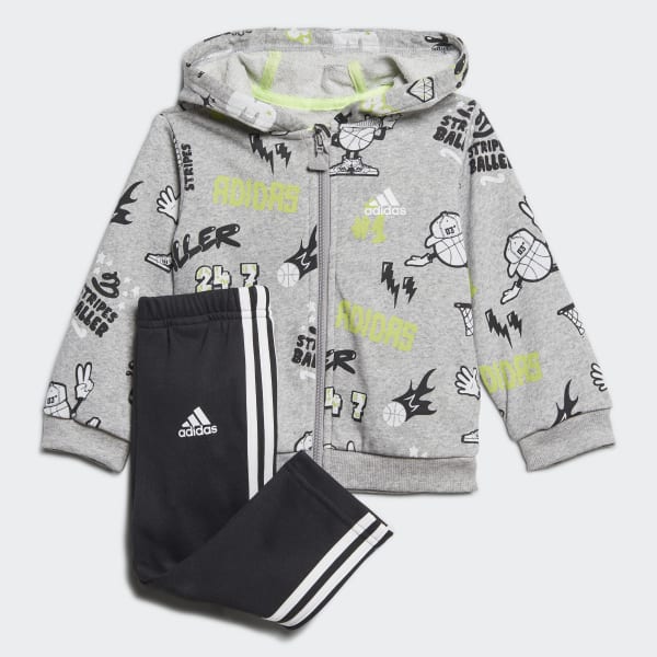 adidas French Terry Graphic Tracksuit 