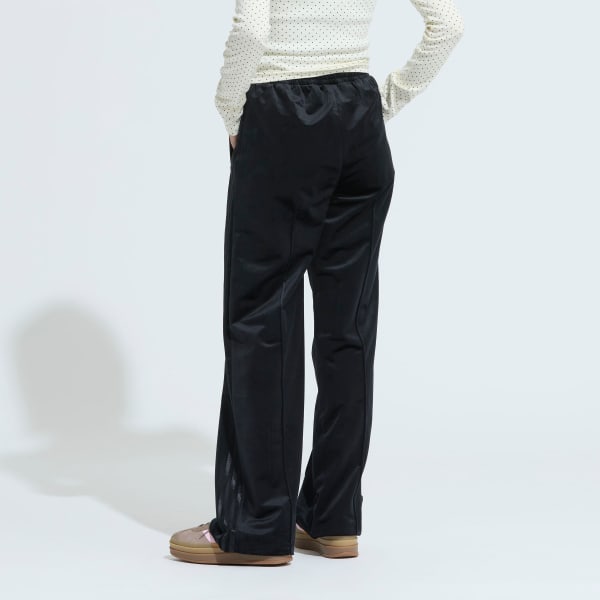 アディダス アディカラー ベロア トラックパンツ - ブラック