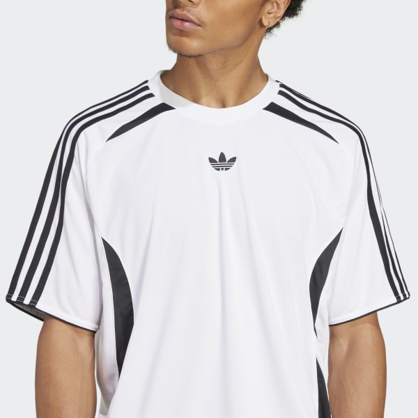 ★★Adairs★★ Team Geist Loose Tea White JD0253 CLOTHING - Adicolor Teamgeist Loose Tee - White | adidas Oman