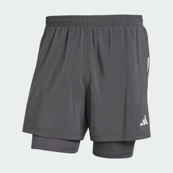 Grijs Own the Run CLIMACOOL 2-in-1 5-Pocket Shorts